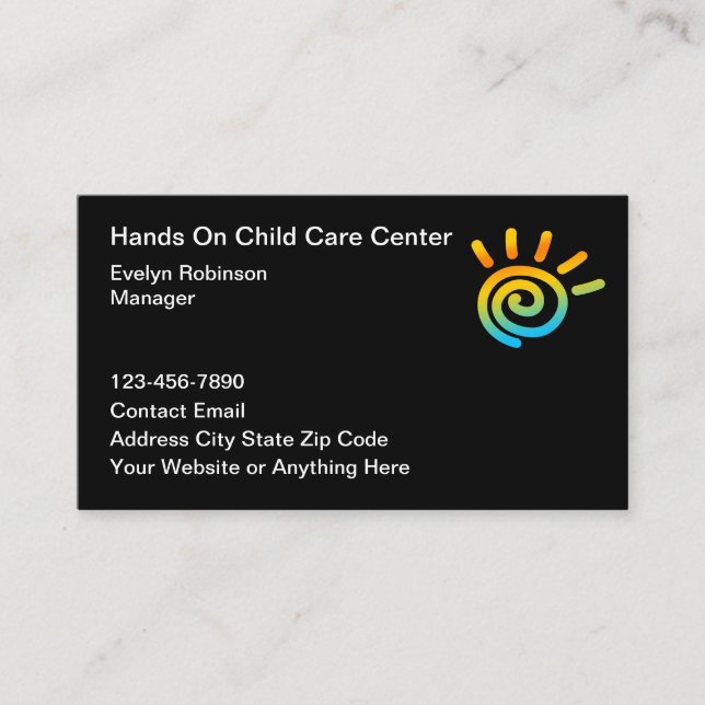 Family Child Care Centre Business Cards (Front)