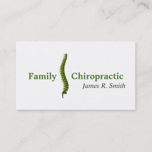 Family Chiropractic Chiropractor Clinic Health Business Card