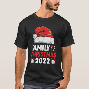 Family Christmas 2022 Cute Matching Pajama Santa S T-Shirt
