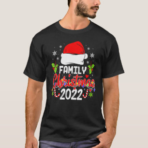 Family Christmas 2022 Matching Outfit Squad Santa T-Shirt