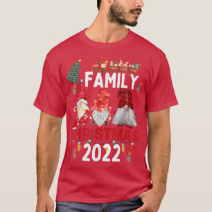 Family Christmas 2022 Matching s Squad Gnome Love T-Shirt