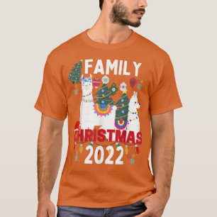 Family Christmas 2022 Matching s Squad Llama Love T-Shirt