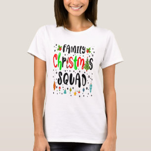 Family Christmas 2022 Matching Santa Hat Lights Xm T-Shirt