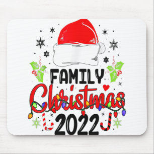 Family Christmas 2022 Matching Squad Santa Elf Fun Mouse Mat