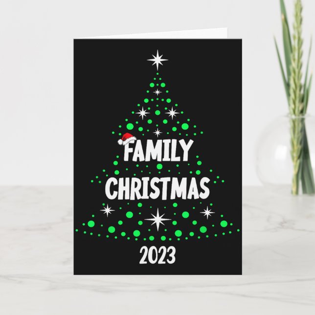 Family Christmas 2023 Christmas 2023  Card (Front)