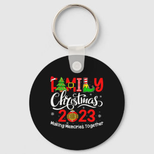 Family Christmas 2023 Matching Outfits Team Santa  Key Ring