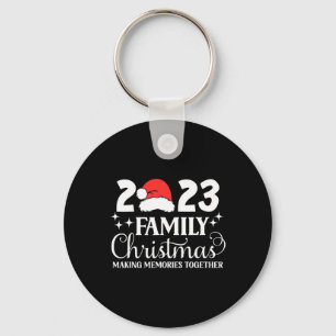 Family Christmas 2023 Matching Squad Santa Elf Fun Key Ring