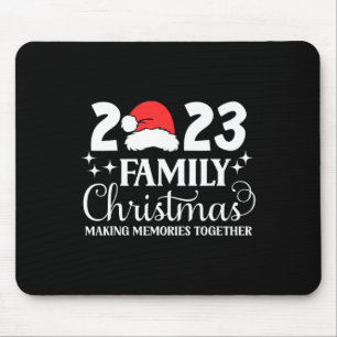 Family Christmas 2023 Matching Squad Santa Elf Fun Mouse Mat