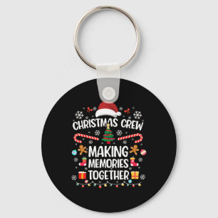 Family Christmas 2024 Christmas Crew Xmas Matching Key Ring