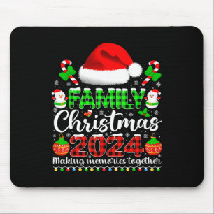 Family Christmas 2024 Funny Xmas Pyjamas Buffalo P Mouse Mat