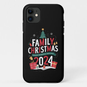 Family Christmas 2024 Making Memories Together iPhone 11 Case