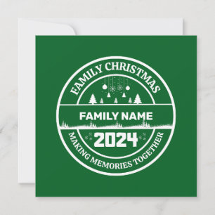 Family Christmas 2024  Making Memories Together  Invitation