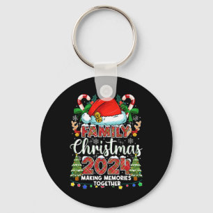 Family Christmas 2024 Matching Family Christmas Sq Key Ring