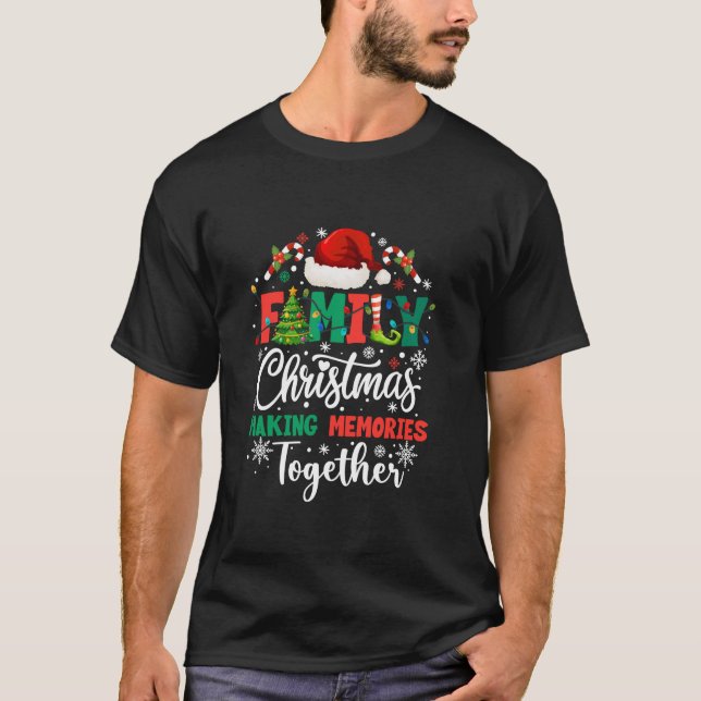 Family Christmas 2024 Matching Funny Xmas Squad Sa T-Shirt (Front)