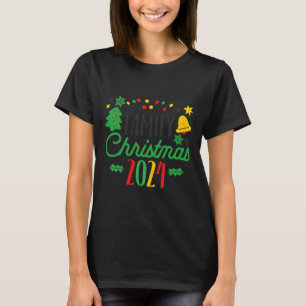 Family Christmas 2024 Matching Gift Santa Xmas T-Shirt