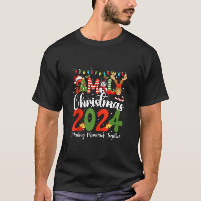 Family Christmas 2024 Matching Outfit Santa Xmas S T-Shirt (Front)