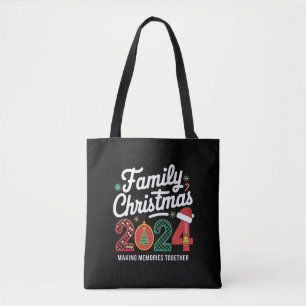 Family Christmas 2024 Matching Outfit Xmas Squad  Tote Bag