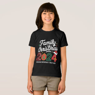 Family Christmas 2024 Matching Outfit Xmas Squad  Tri-Blend Shirt