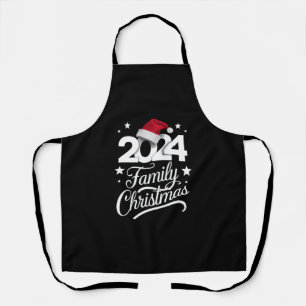 Family Christmas 2024 Matching Pajama Santa Apron