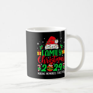 Family Christmas 2024 Matching Squad Santa Elf Fun Coffee Mug