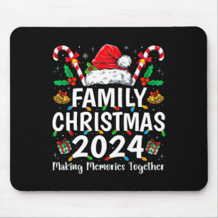 Family Christmas 2024 Matching Squad Santa Elf Fun Mouse Mat