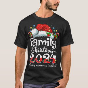 Family Christmas 2024 Matching Squad Santa Elf Fun T-Shirt