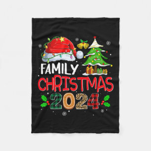 Family Christmas 2024 S For Family Matching Outfit Fleece Blanket
