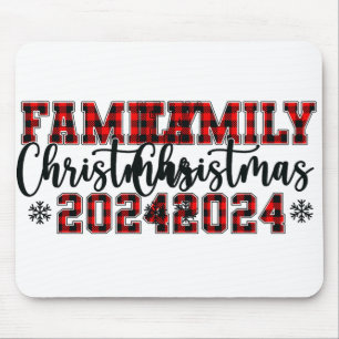 Family Christmas 2024 Xmas Family Matching Christm Mouse Mat