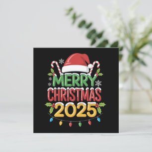 Family Christmas 2025 Crew Group Matching Family Holiday Card