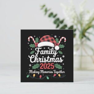 Family Christmas 2025 Crew Group Matching Family Holiday Card