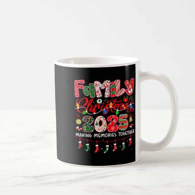 Family Christmas 2025 For Family Matching Pajamas  Coffee Mug (Right)