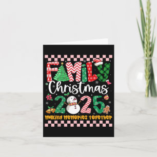 Family Christmas 2025 Matching Group Xmas Omen Cre Card