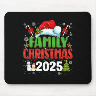 Family Christmas 2025 Matching Outfit Santa Squad  Mouse Mat