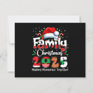 Family Christmas 2025 Matching Outfit Squad Santa Invitation