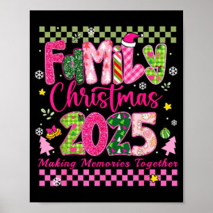 Family Christmas 2025 Matching Outfit Squad Santa Poster