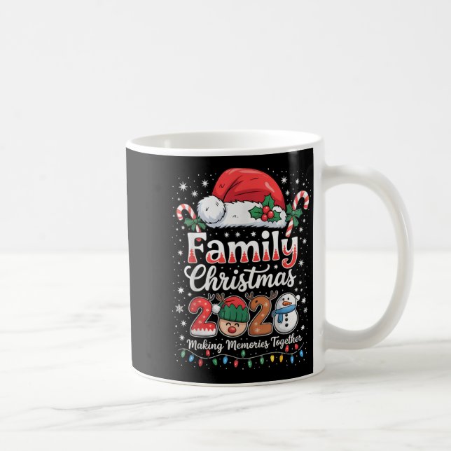 Family Christmas 2025 Matching Outfit Xmas Men Wom Coffee Mug (Right)