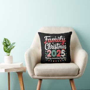 Family Christmas 2025 Matching Outfit Xmas Squad Cushion