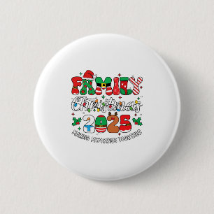 Family Christmas 2025 Matching Outfit Xmas Squad S 6 Cm Round Badge
