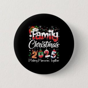 Family Christmas 2025 Matching Outfit Xmas Squad S 6 Cm Round Badge