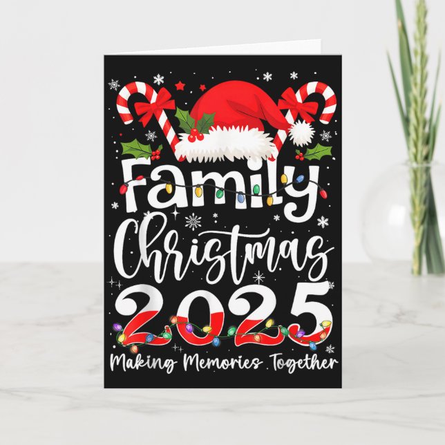 Family Christmas 2025 Matching Outfit Xmas Squad S Card (Front)