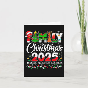 Family Christmas 2025 Matching Outfit Xmas Squad S Card