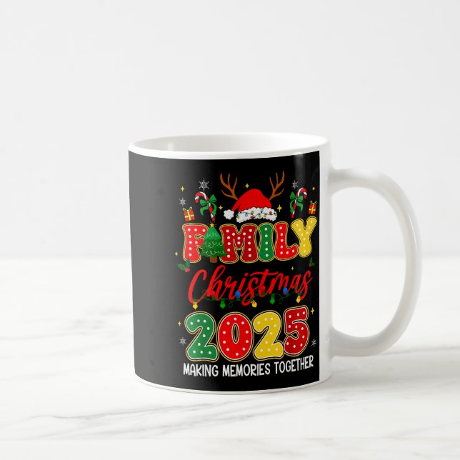 Family Christmas 2025 Matching Outfit Xmas Squad S Coffee Mug (Right)