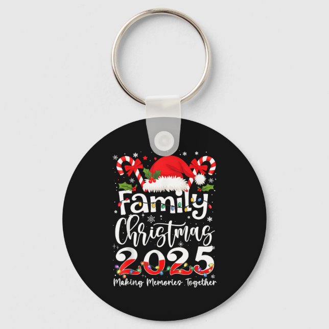 Family Christmas 2025 Matching Outfit Xmas Squad S Key Ring (Front)