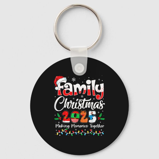 Family Christmas 2025 Matching Outfit Xmas Squad S Key Ring (Front)