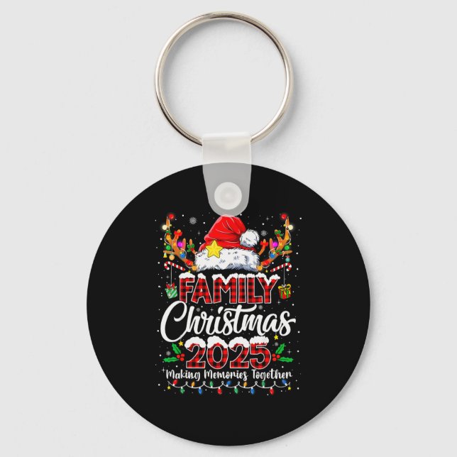 Family Christmas 2025 Matching Outfit Xmas Squad S Key Ring (Front)