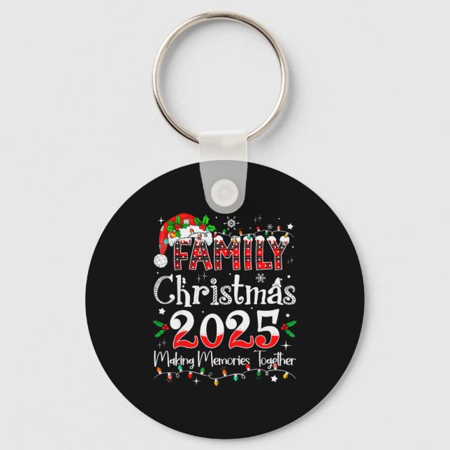 Family Christmas 2025 Matching Outfit Xmas Squad S Key Ring (Front)