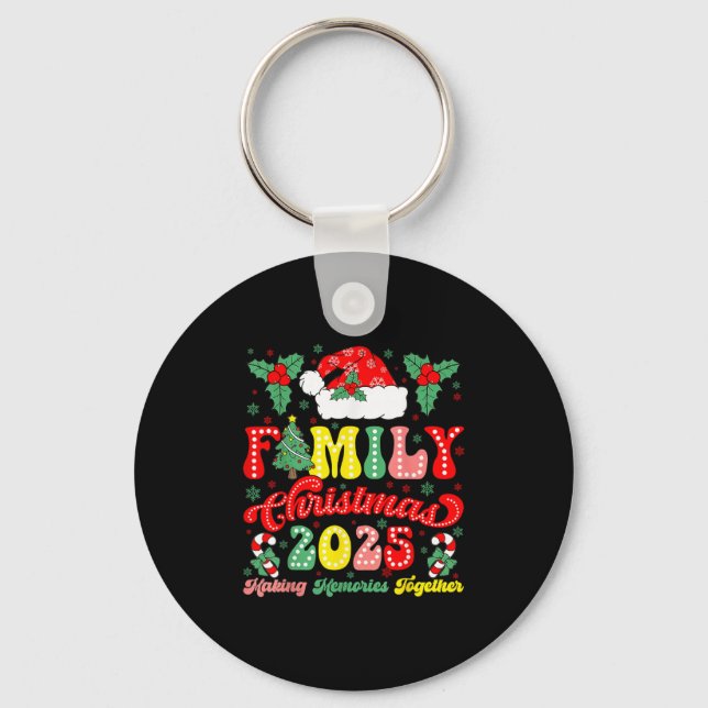 Family Christmas 2025 Matching Outfit Xmas Squad S Key Ring (Front)