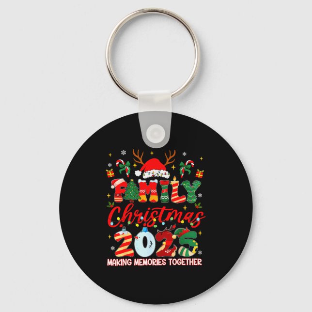 Family Christmas 2025 Matching Outfit Xmas Squad S Key Ring (Front)