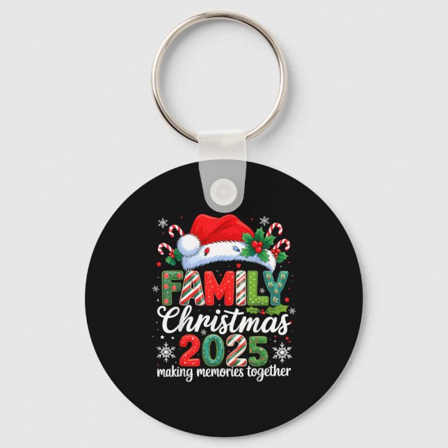 Family Christmas 2025 Matching Outfit Xmas Squad S Key Ring (Front)
