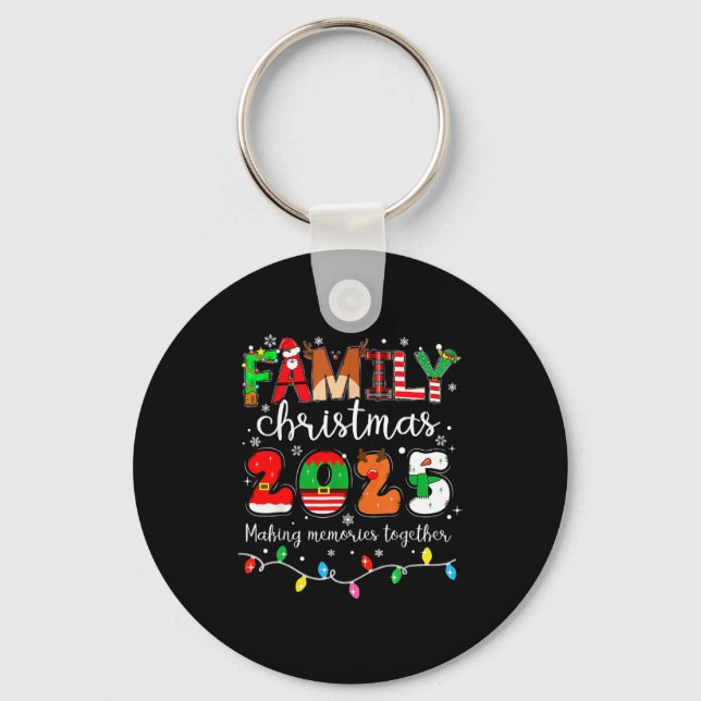 Family Christmas 2025 Matching Outfit Xmas Squad S Key Ring (Front)